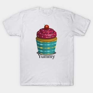 Cherry Frosting Cupcake T-Shirt